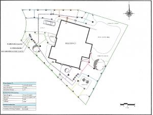 a fully mapped out commercial sprinkler system